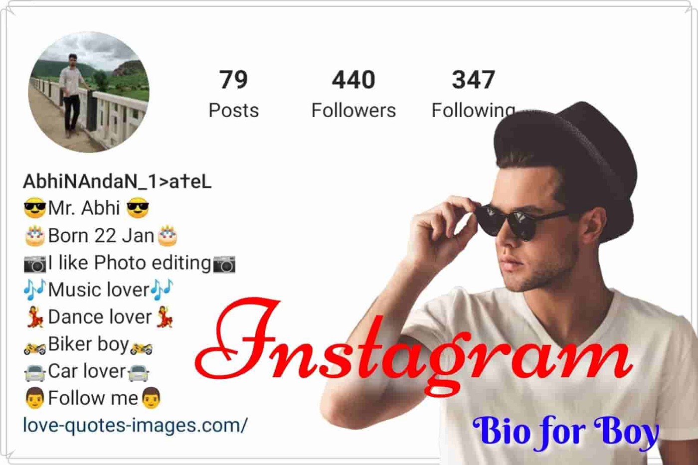 attitude bio for instagram for boy