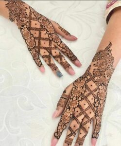 easy arabic mehndi design