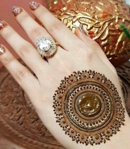 easy mehndi design