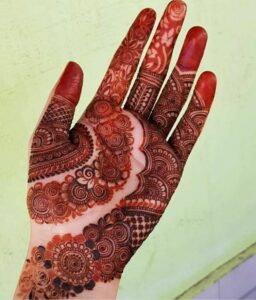 girlish mehndi design