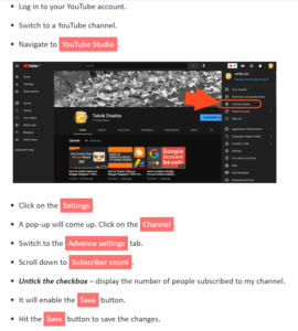 how to hide subscribers on YouTube? 3 hide subscribers on YouTube