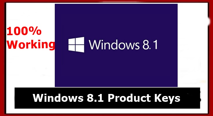 windows 8.1 product key